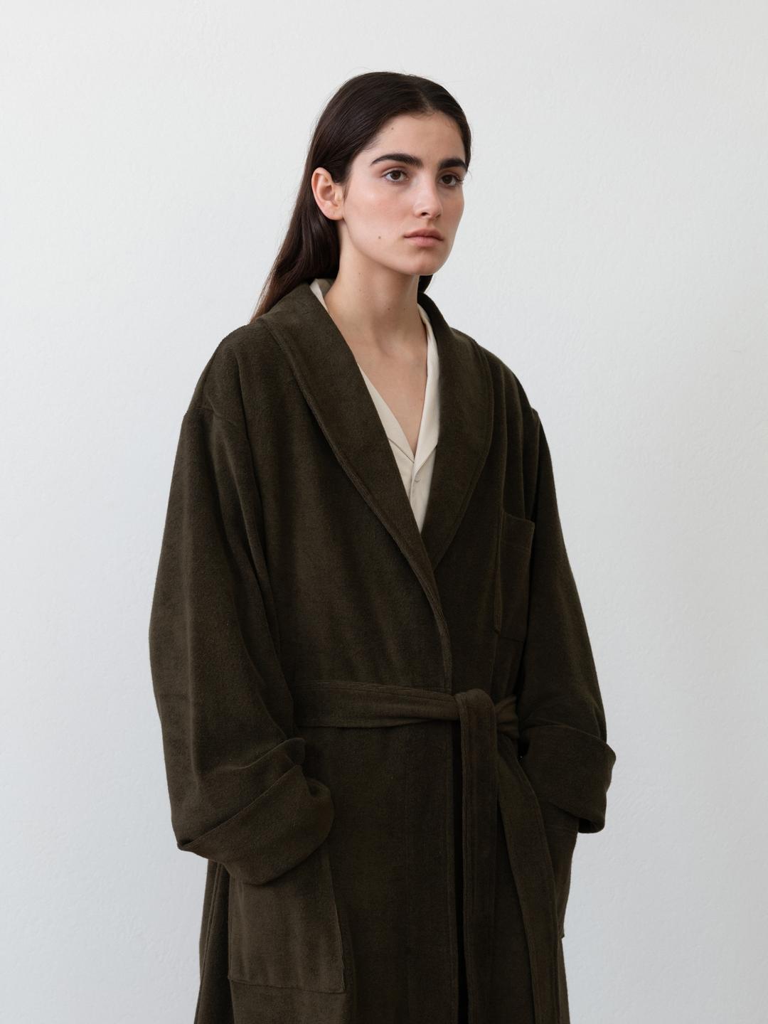 TERRY ROBE (KHAKI)