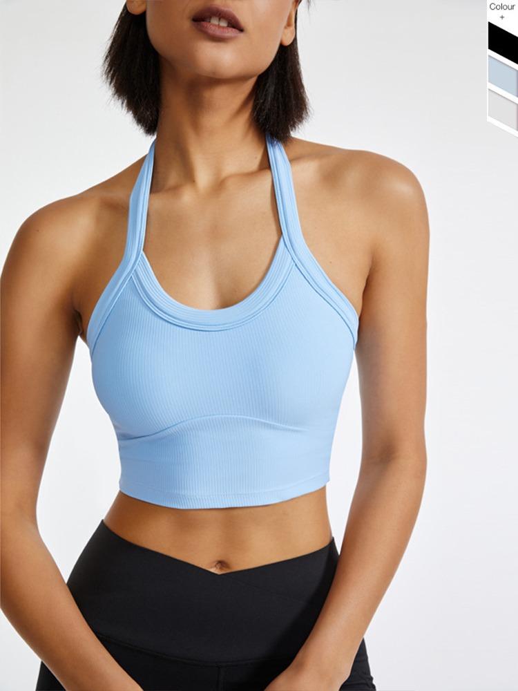 웨이브 홀터넥 탱크탑 W202