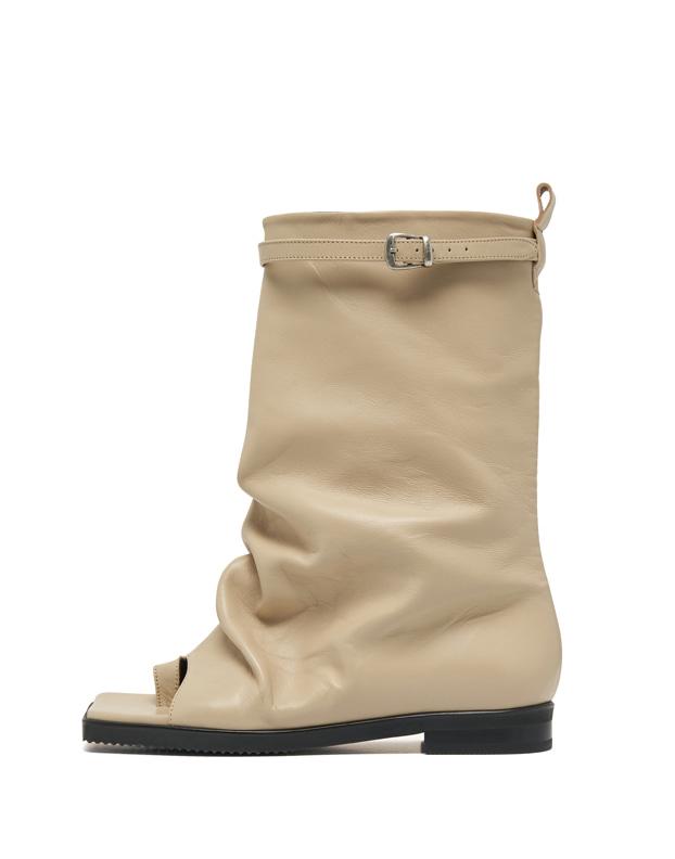 【BOHEMIAN SEOUL】BOHEMSEO ECLIPSE LINEN FLIP FLOP BOOTS 보헤미안서울 ECLIPSE LINEN FLIP FLOP BOOTS - 위시버킷