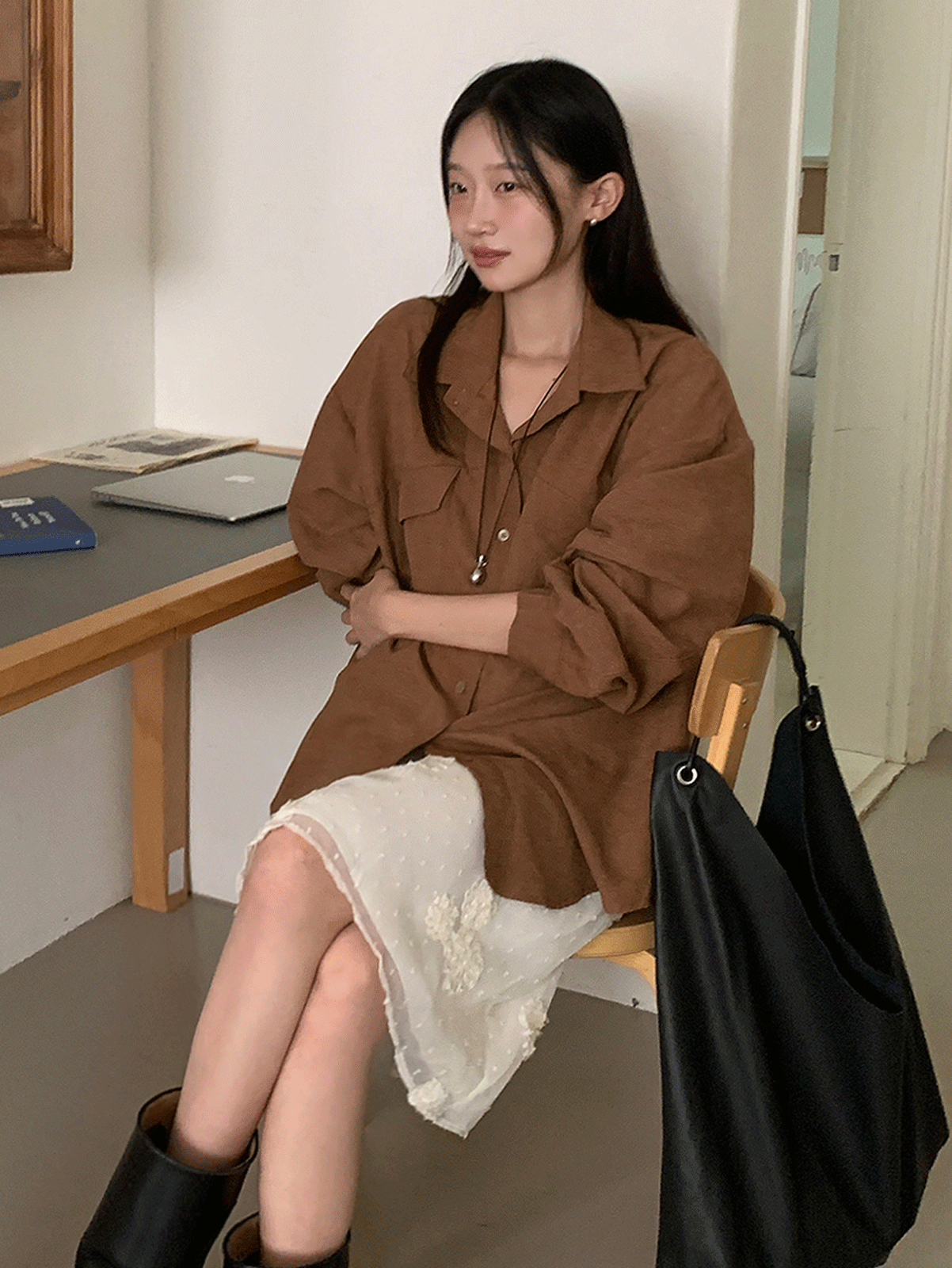 어리틀빗 swestern suede shirt (2color) 주문폭주!