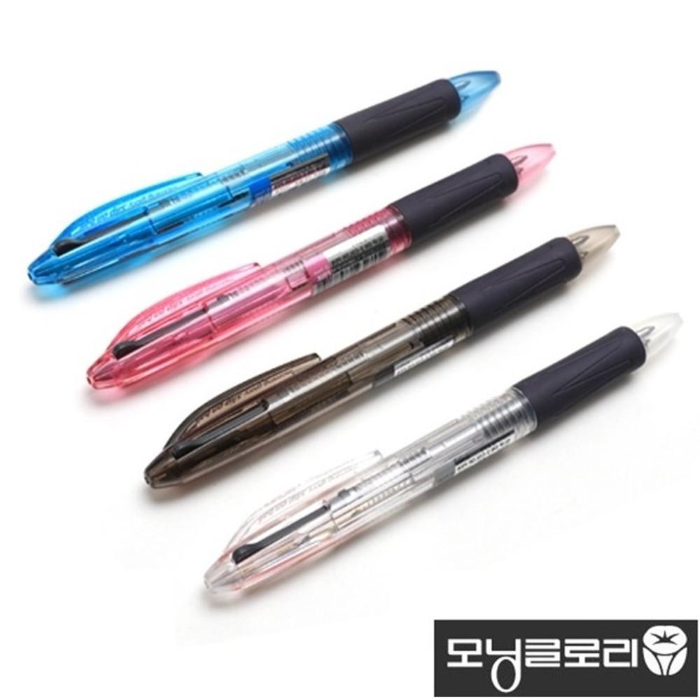 모닝글로리 슬립온 4색 볼펜