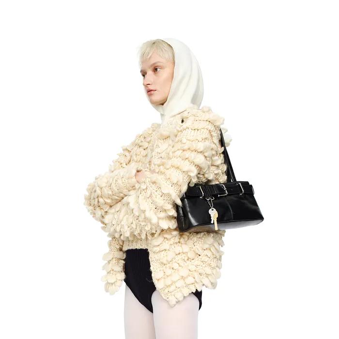 SHOULDER BROCLE MINI [STONE BLACK]