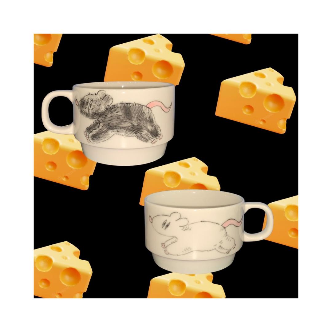 [웃행온] Mice ceramic cup