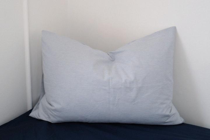 블루 스트라이프 베개커버 2size