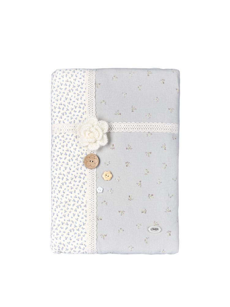 Blomming notebook pouch_mint cream