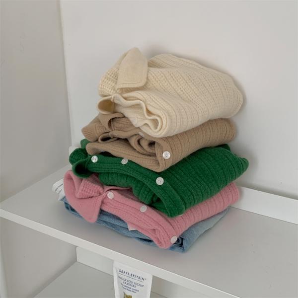 ( 누적수량 1000장 ) bunny round cardigan