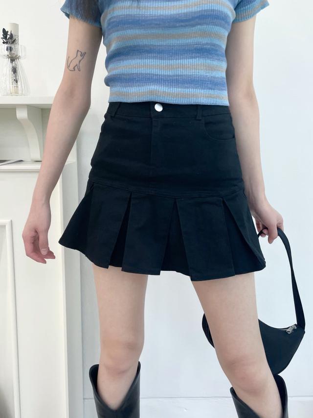 스컬프터 Waist Point Classic Skort Gray - 위시버킷