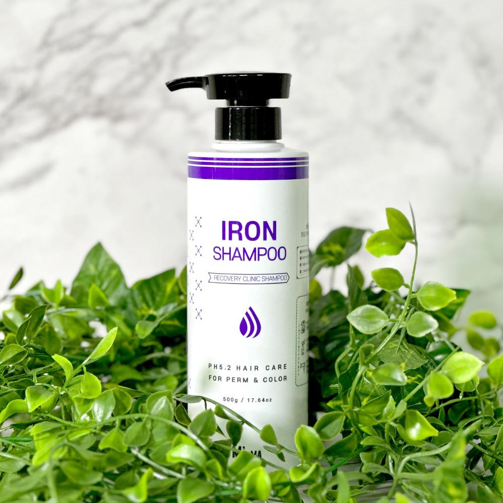 마잘 아이언 샴푸 단백질 샴푸 500ml 손상모 복구 염색모 미용실