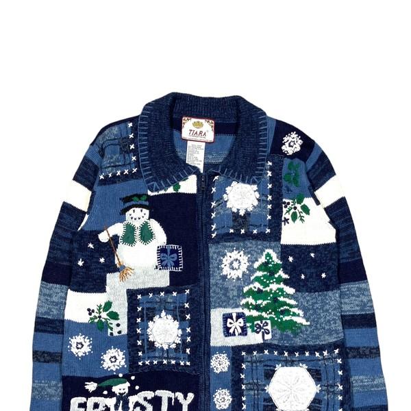 frosty 블루 가디건