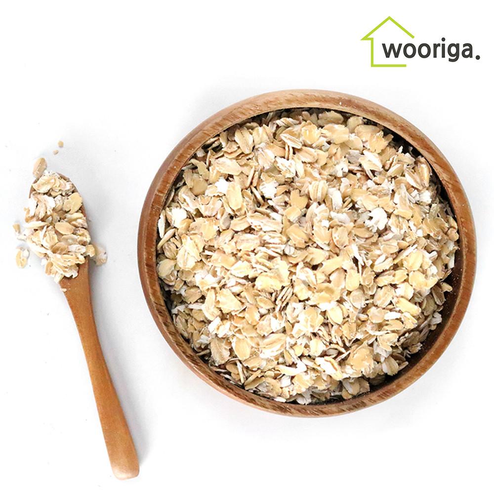 압착 귀리 오트밀 1kg＋1kg [원산지:상세설명에 표시]