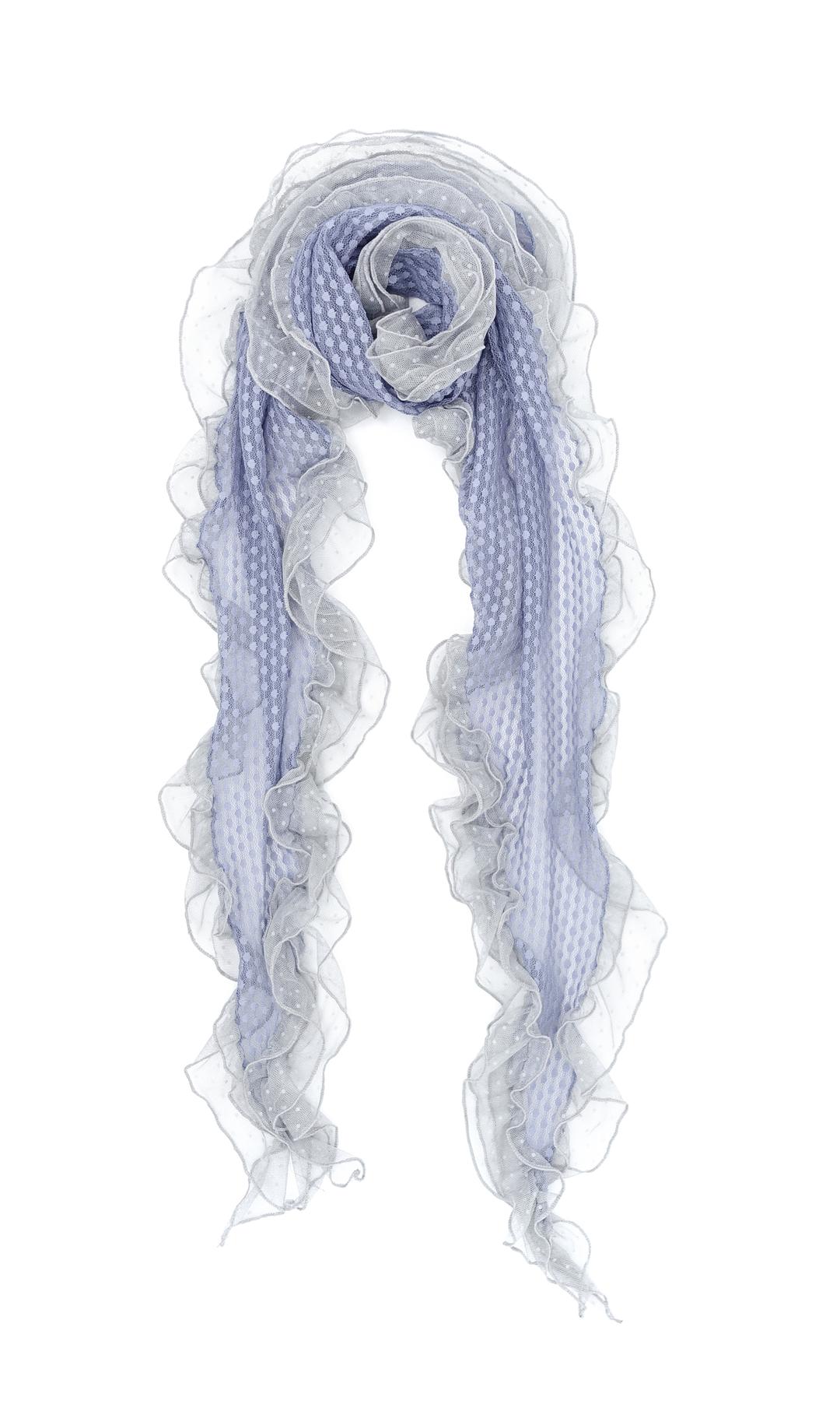 dot frill scarf