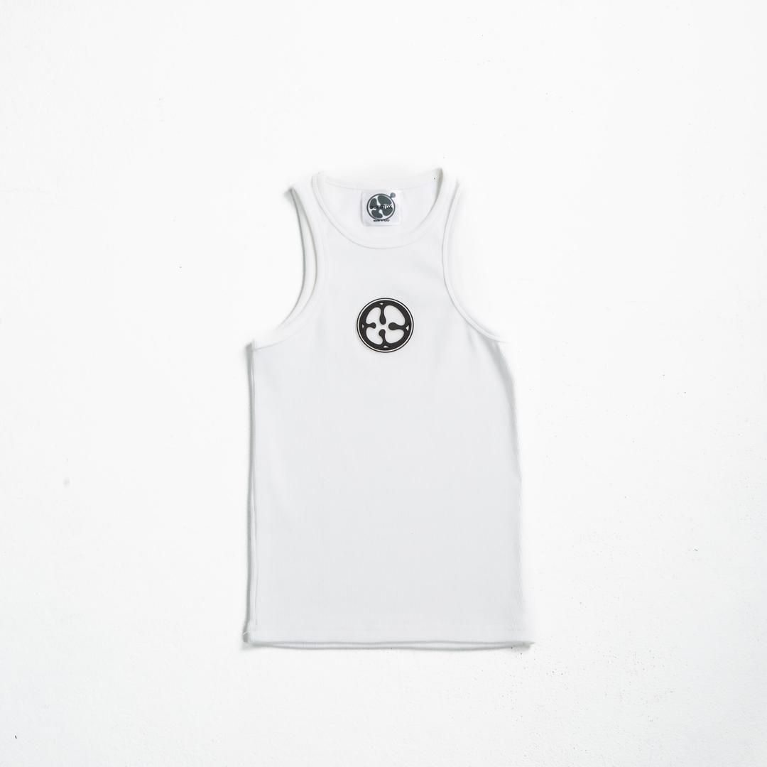 SONGGWA 2.5 Patched Logo Sleeveless White