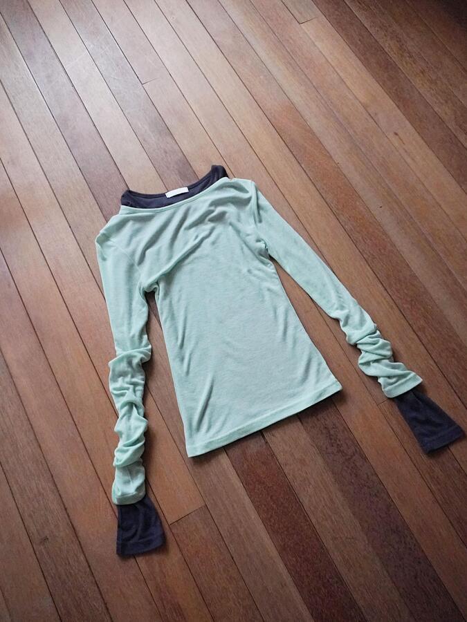 프롬뮤즈 pick layered long sleeve t-shirt