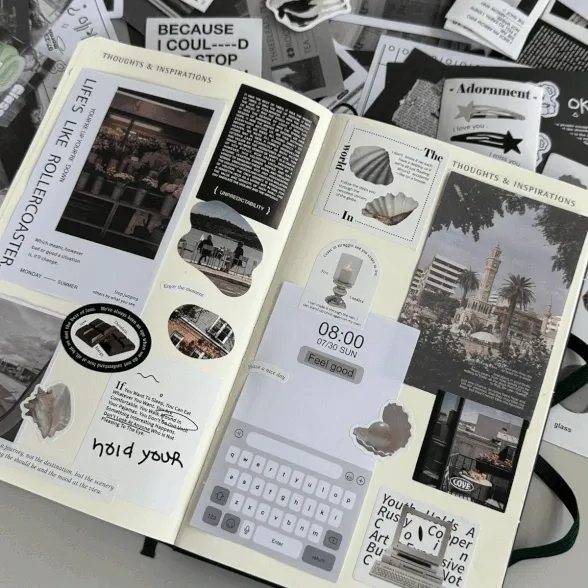 [200개/당일/가성비] 스티커 종이 다꾸팩 아이폰 꾸미기 다꾸 폰꾸