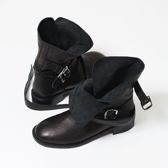 90S VINTAGE ANCLE BOOTS [3colors]