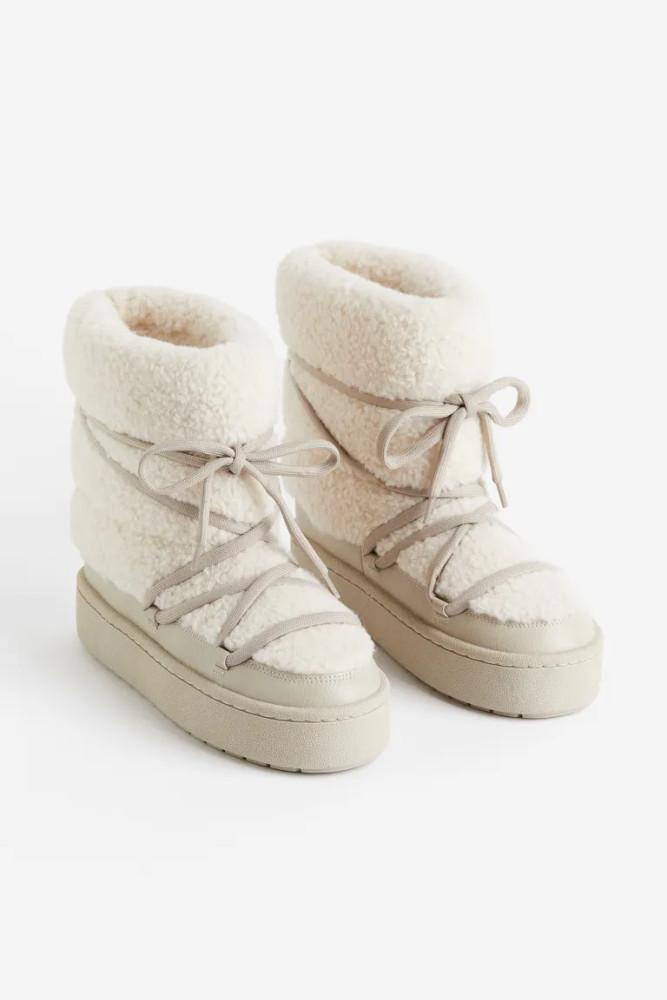 H&M shoes 테디후리스패드여성부츠