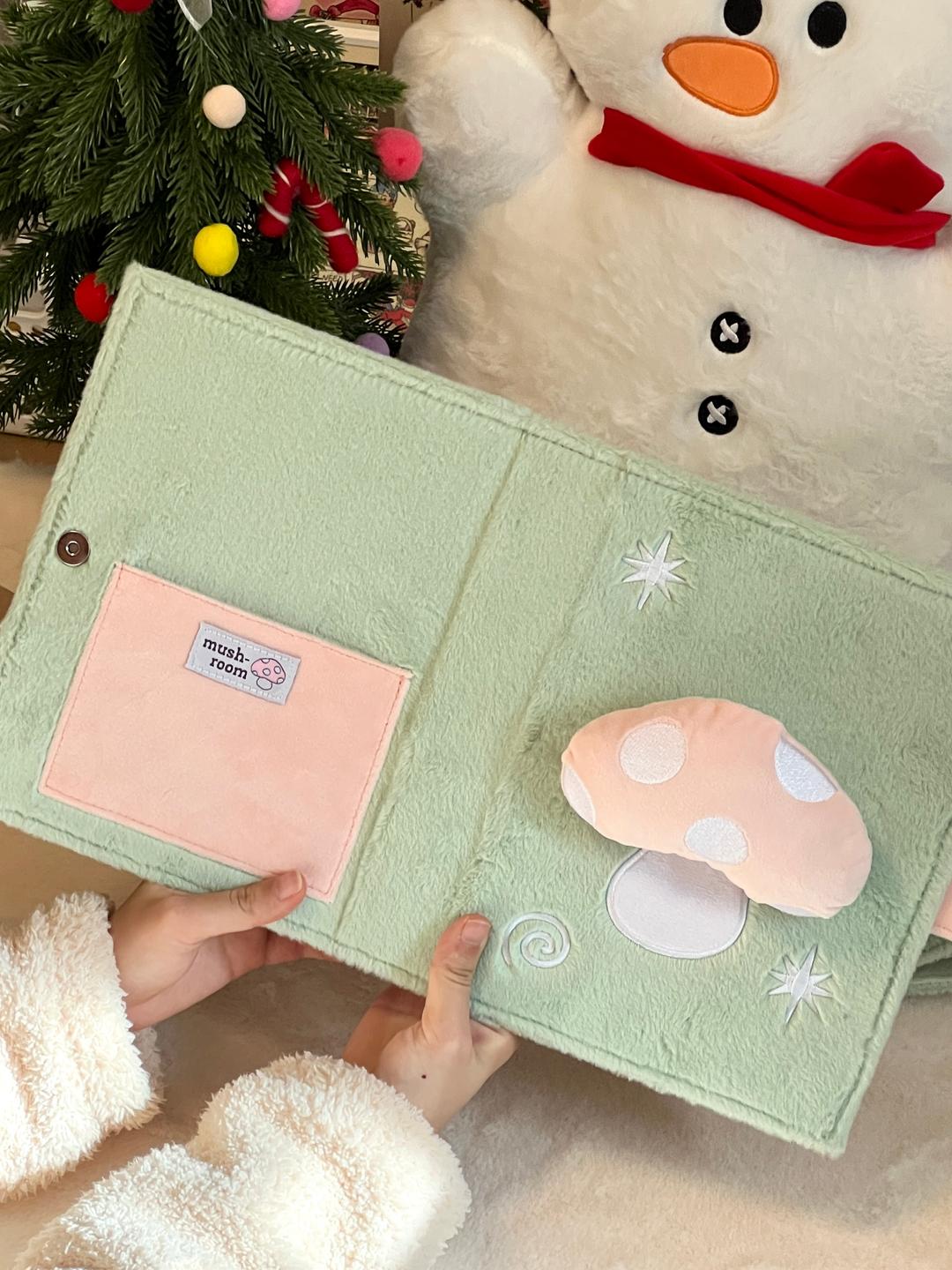 수심 Mushroom Book(2 Type) 머쉬룸 콜렉트북 북커버 털바인더 A5 A6