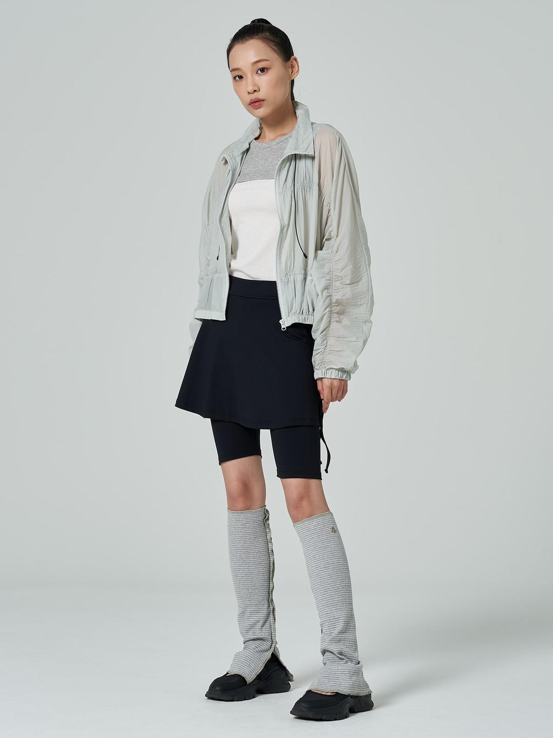 져지 치마바지 - 블랙