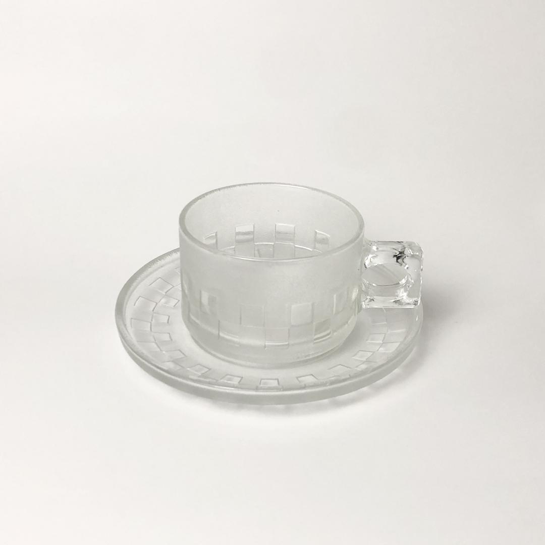 Foggy Checker Mug Set