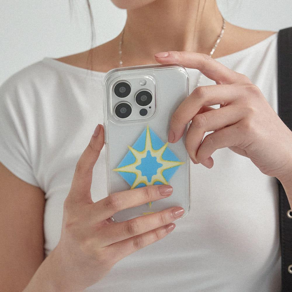 블루 플래쉬 폰 케이스