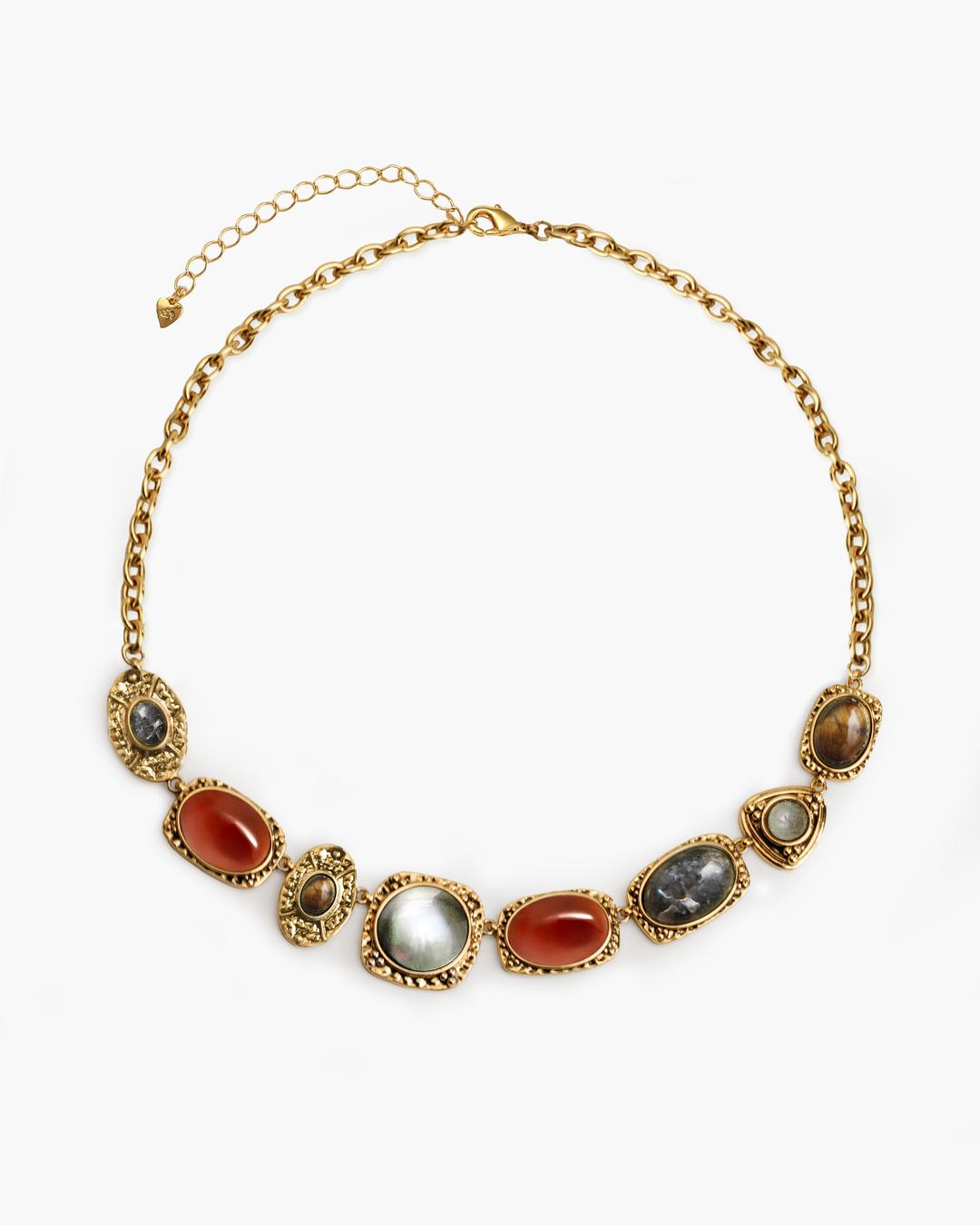 Athena Necklace in Gold