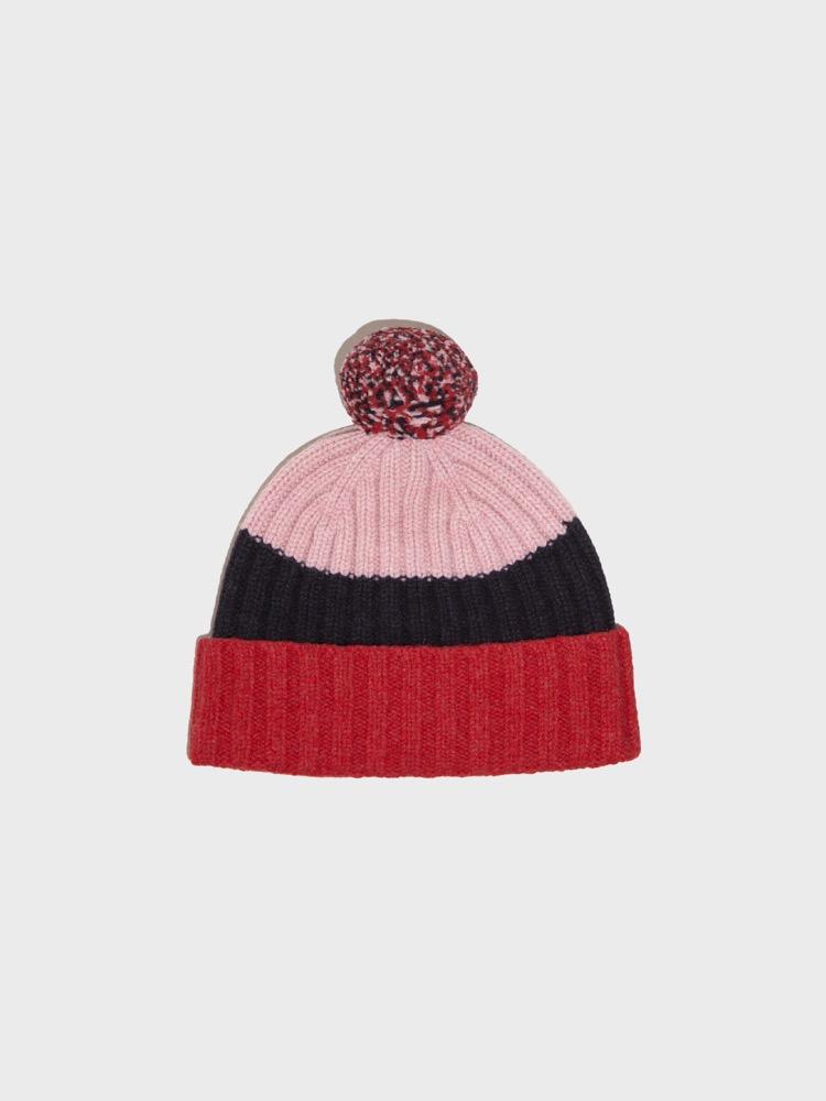 Gala Chunky Rib Hat [Colour Block(2402)]