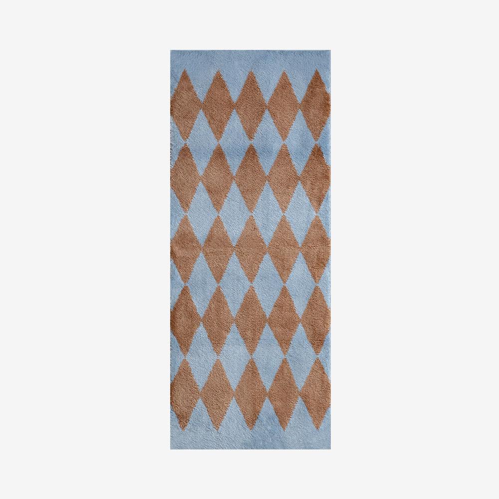 아가일 매트 - 토피넛 블루 (50X120)