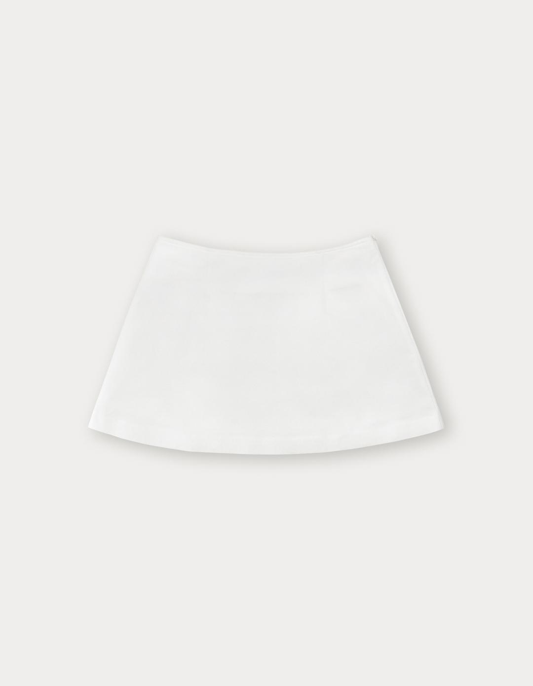 3rd / Tully Low Mini Skirt - Ivory