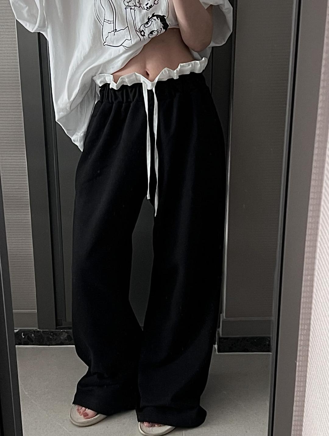 배색 트레이닝 팬츠