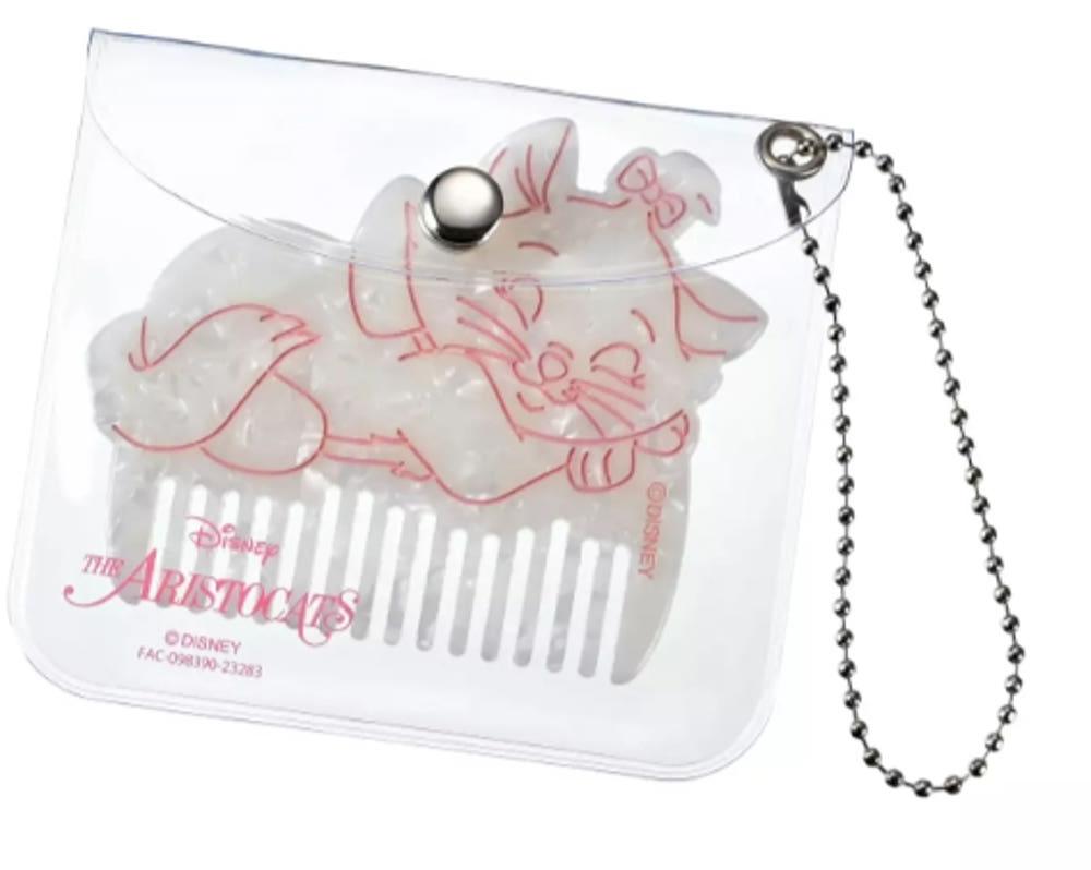 (24년 2월 6일 발매) 디즈니스토어 마리 머리빗 파우치 DISNEY CAT DAY 2024 / 4550586742925