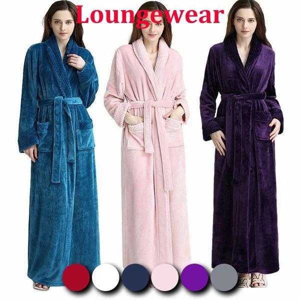 Hoodless Pajamas Homewear Bathrobe Men Women Family Pajamas Corseted Pajamas Warm Thickened Pajamas Winter Bathrobe