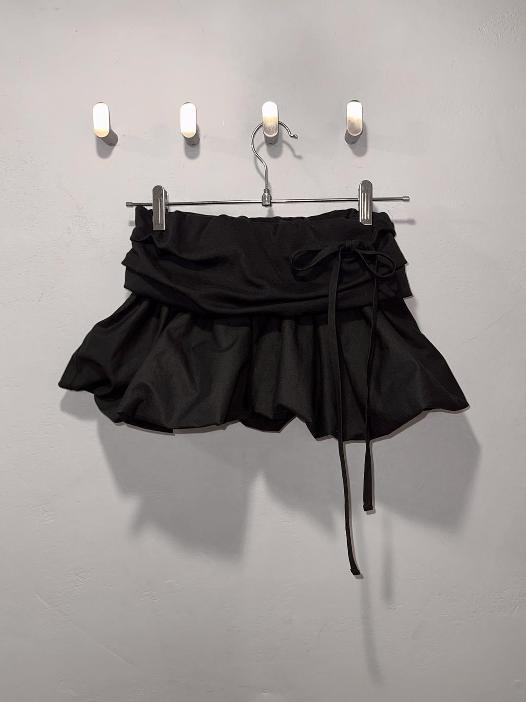 [Pre-order] Ribbon pumpkin warmer skirt *Mini