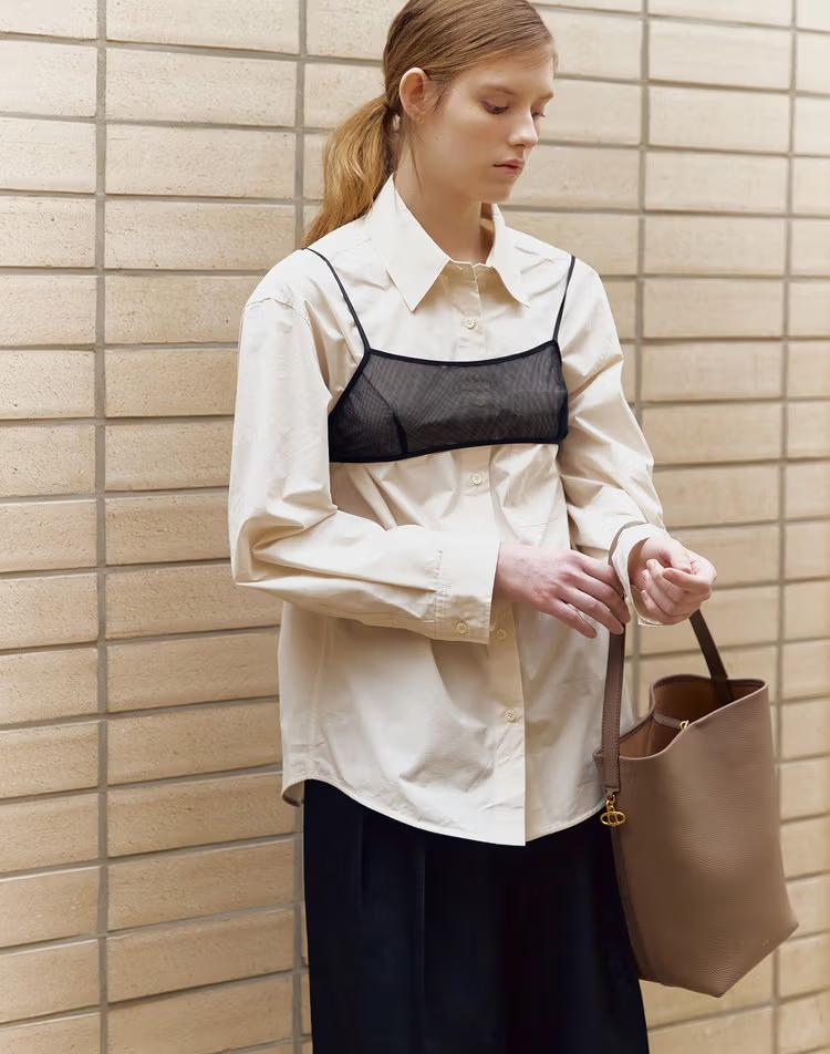 [PANIER] 모카무스 레더 파니에 버킷백 L