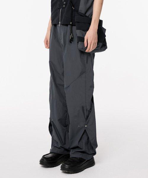 미세키서울 Shirring bootscut pants CHARCOAL - 위시버킷