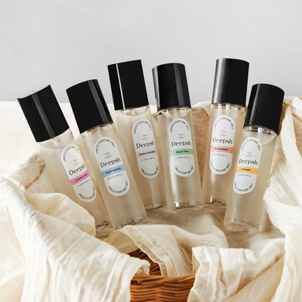 딥쉬 니치 퍼퓸 섬유향수 섬유탈취제  룸스프레이 드레스퍼퓸 100ml