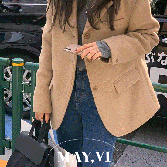 [Mayvi/highquality] Lucca wool coat jk (3 color), 울 90%