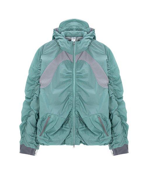 TCM ripstop shirring jacket (blue)