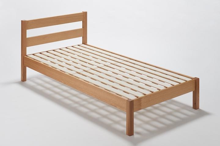 떡갈나무 목제 침대 프레임 4size