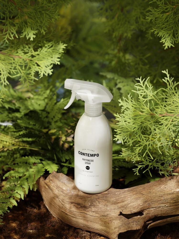 [뽀큐트] 컨템포 제주산 편백 오일 피톤치드 스프레이 500ml 단품 편백수 새집 가죽 냄새 제거