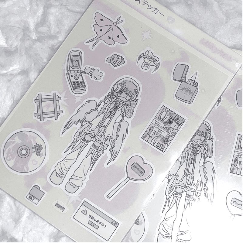 [milky] 인터넷걸 스티커