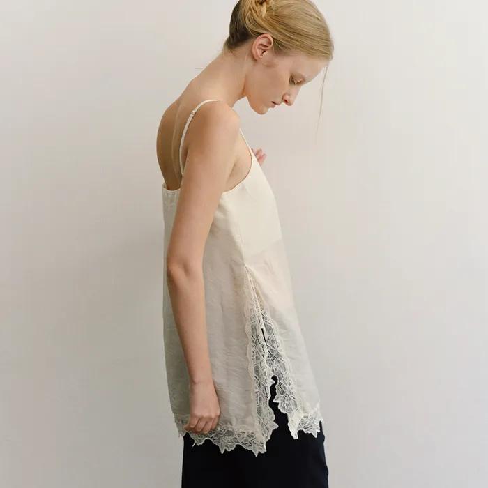 CAROL SATIN LACE TOP_IVORY_OE3C2MSV91IVY