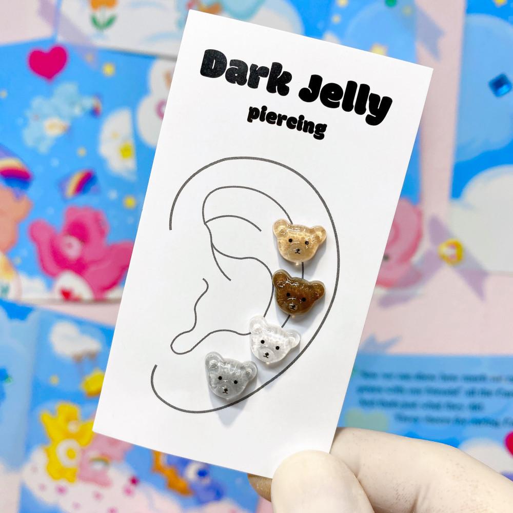 아크릴 베이비 베어 곰 피어싱