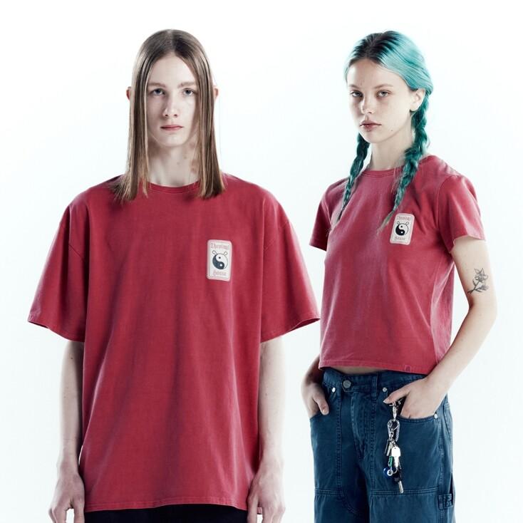 PIGMENT YINYANG TEE RED