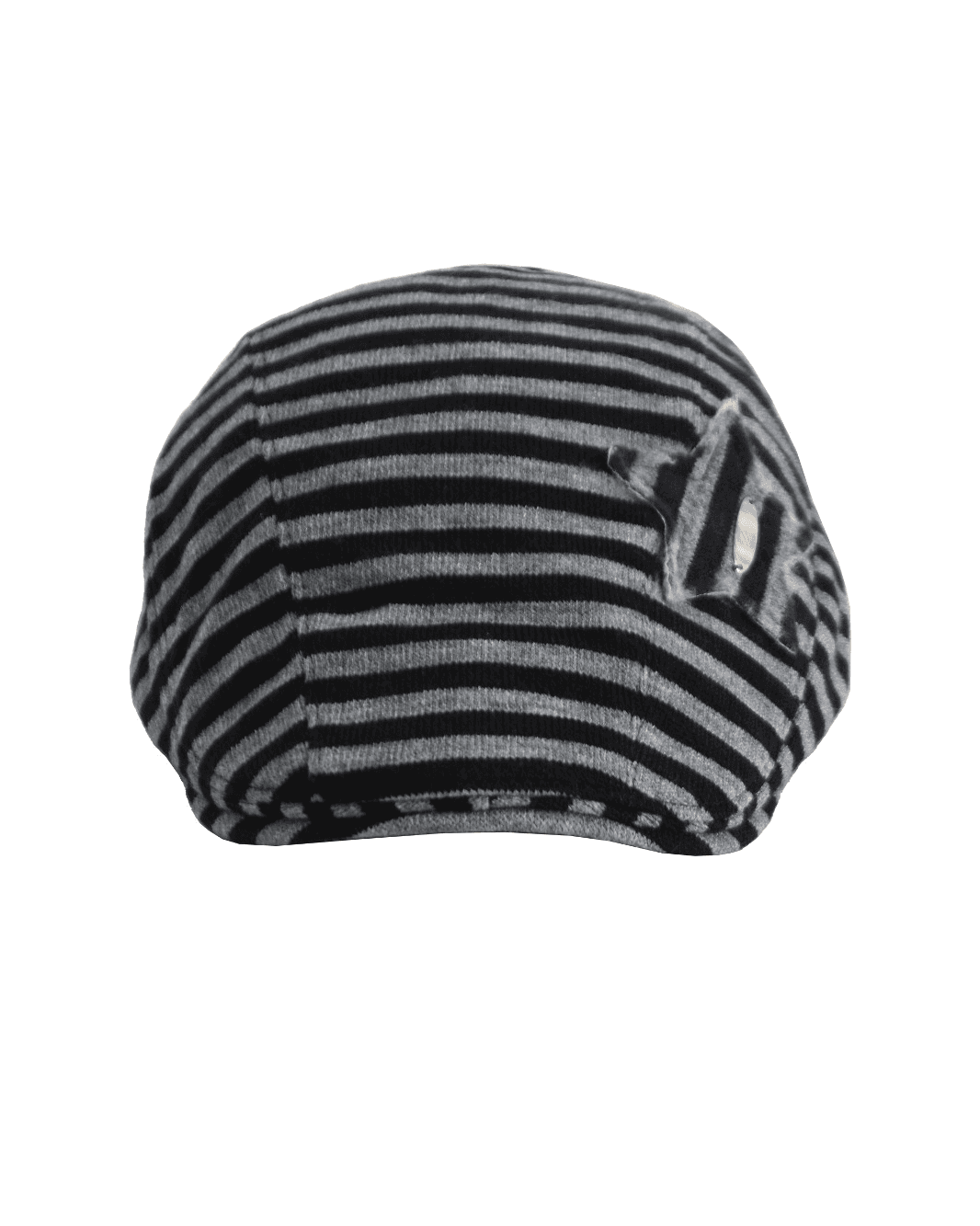 Y2K Stripe Hunting Cap (Black)