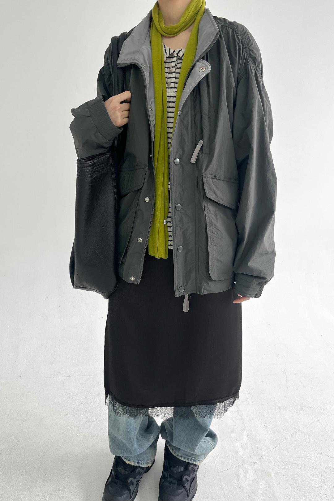 UTILITY POCKET NYLON JACKET