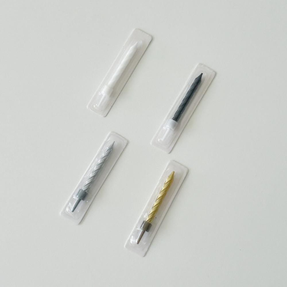 낱개초 메탈 트위스트초 생일초 케이크 파티 초