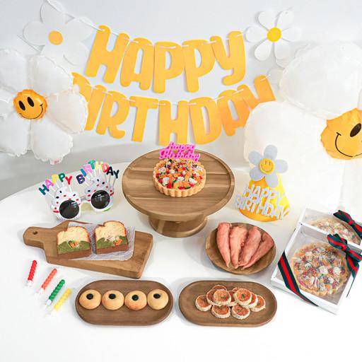 강아지케이크 9종 생일 파티 케이크+간식+용품 세트