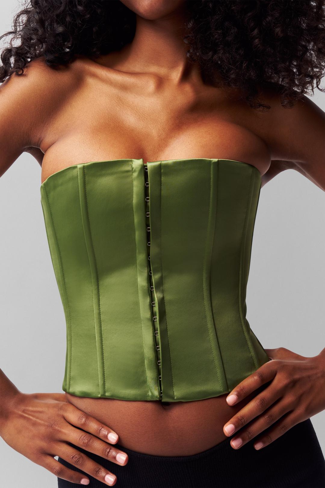 Satin Corset - JARDIN / XXS