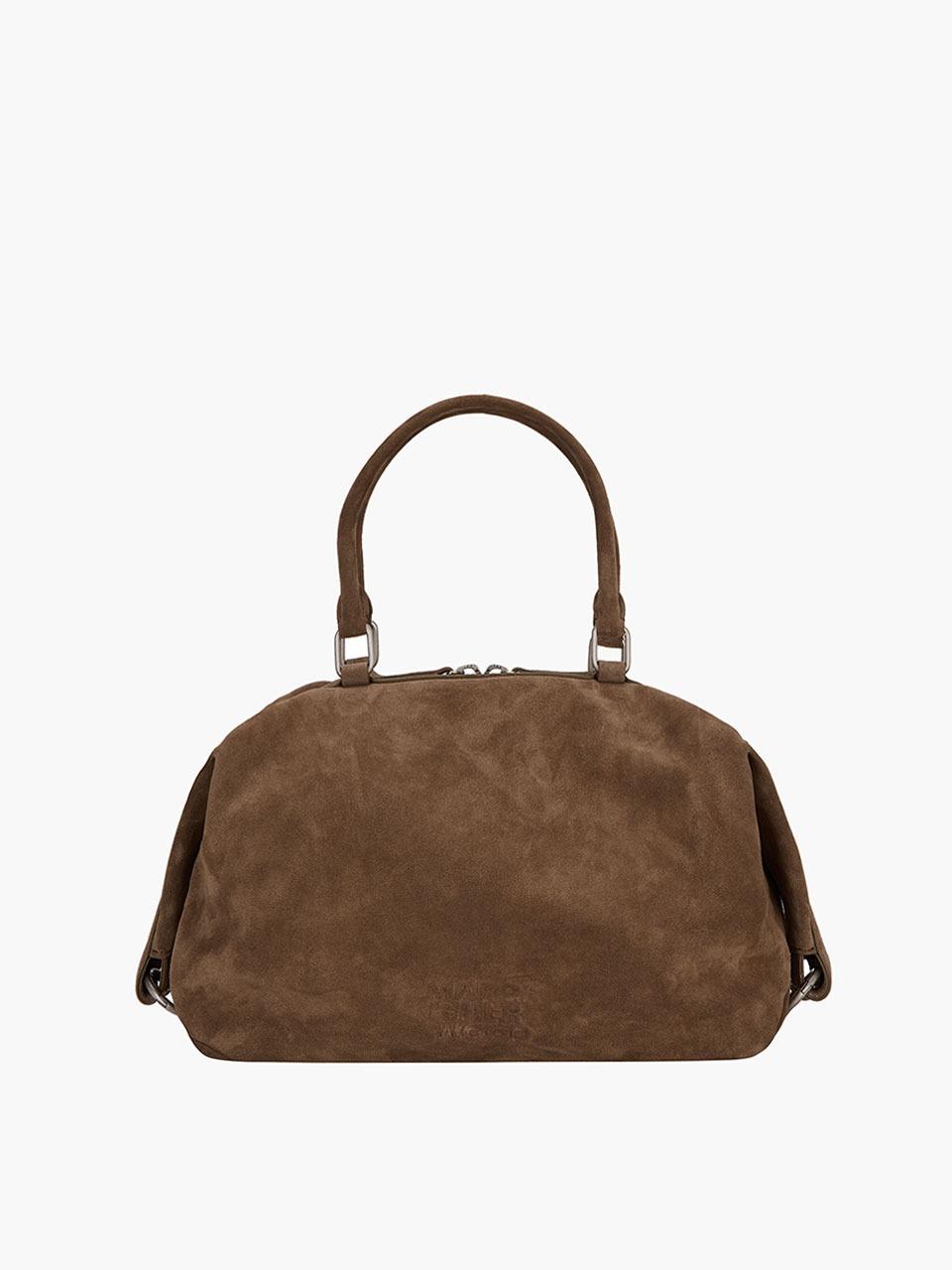 DUMPLING TOTE_cappuccino suede