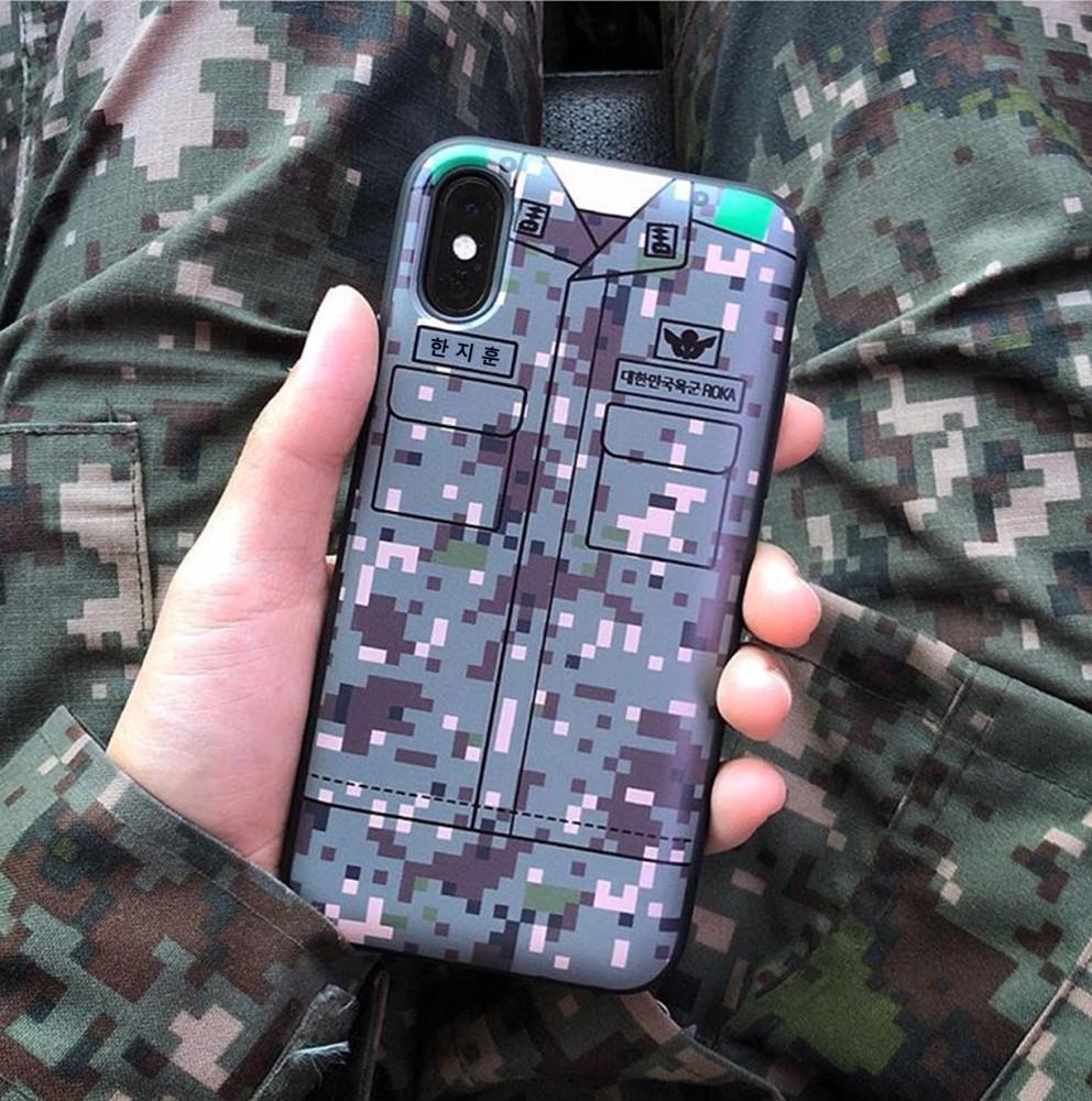 [군인선물 곰신/임관/진급선물] 전투복 폰케이스